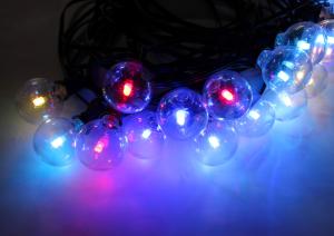 Wholesale Waterproof RGB 25ft G40 Outdoor String Lights Plastic Bulbs from china suppliers