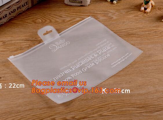 Silicone document bags/A4 file bag/A5 B6 paper bags, China making clear PVC bag,