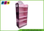 Retail Floor Cardboard Display Stands Install 5 Shelves For Box Packaging Bears