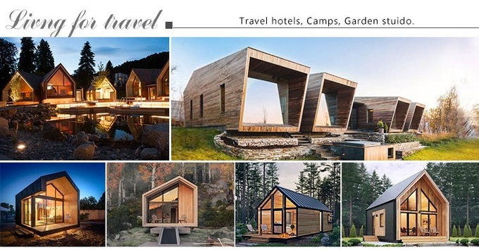 Prefabricated Modular Home Wooden Design Cyclone Resisted Bungalow Kit Home Fast Construction
