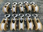 Epoxy Resin Plate Tower Erection Tools Insulated Hoisting Tackle 8mm Rope Max