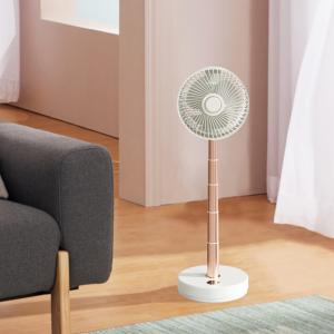 Wholesale Foldable Floor Standing Fans Air Circulation 10000mAh Battery Home Office Fan from china suppliers