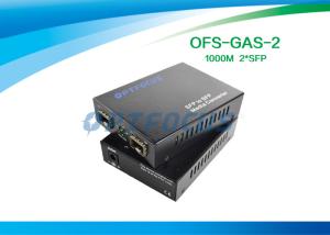 Wholesale SFP Dual Mode 2 Port Fiber Media Converter 256K 10 / 100 / 1000M from china suppliers