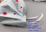 Hypoallergenic Kids Surgical Mask , Earloop Style Homemade Face Mask For Kids
