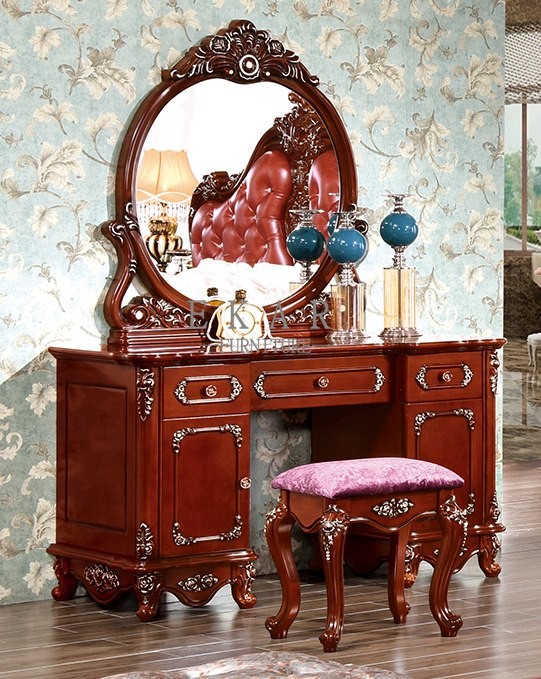 italian classic furniture wood antique dressing table