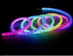 12v amazing woven cover rgbw 360 degree flexible soft tube pixel rgbic neon nen
