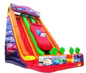 Wholesale Racing Car Children Fun Park Inflatable big Slide For Rentals from china suppliers