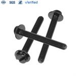 Long Bolt Carbon Steel Black Zinc Slotted Non-Standard Flat Head With Intermedia