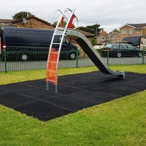 Wholesale 23mm Thickness Anti Slip Rubber Mats Non Slip Rubber Grass Mats For Equestrian Yard Gateway from china suppliers