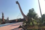 Waterproof Realistic Animatronic Dinosaur , Artificial Dinosaur Lawn Ornament