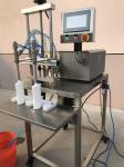 Gear Pump Semi Automatic Bottle Filling Machine Two Heads For High Viscosity