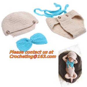 Wholesale Prop Eggs Handmade Infant Baby Knit Costume Crochet Hat Baby Accessories Sleeping Bag from china suppliers