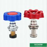 Green Color Plastic Ppr Handle For Stop Valve Top Parts With Brass Cartridges