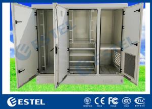 Wholesale Galvanized Steel Three Bay Telecom Shelter Outdoor Power Cabinet from china suppliers