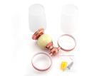 Commercial Double Tumbler Holder Rose Gold Color Bathroom Products For Hotel