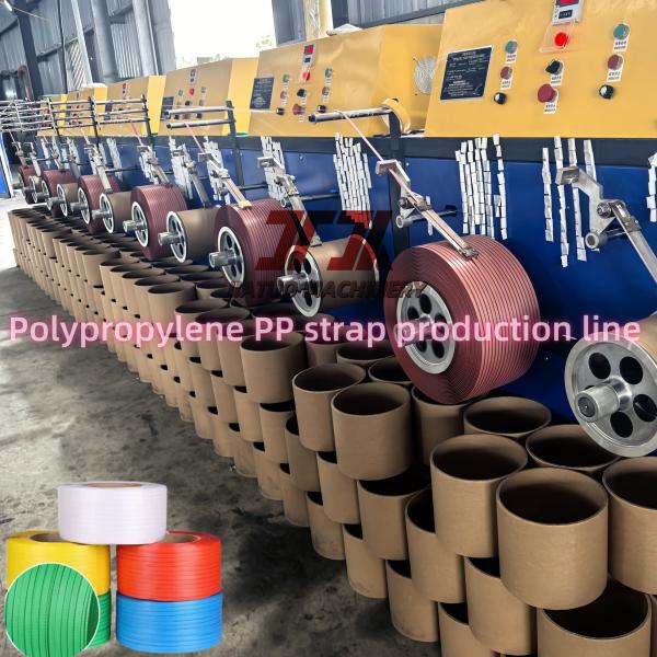 Twin Screw PP Strap Production Machine with 230-260Kg/h Capacity for Sandwich Straps Using PP Recycled Material