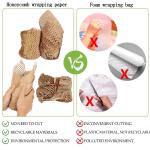 White Anti Breaking Shockproof Eco Wrapping Paper Fragile Packaging