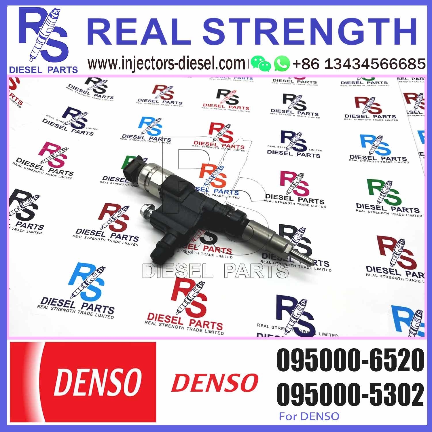 common rail injector 095000-6521 095000-6520 9709500-652 injector for Hino 300 N04C injector nozzle 095000-6521 095000-6