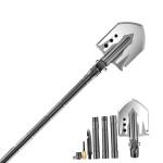 Aluminum Alloy Multipurpose Camping Shovel Straight Handle Type