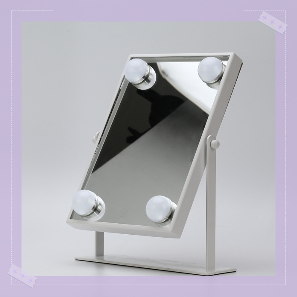 Hollywood Style LED Vanity Mirror with Large Custom Big Fill Body Makeup and Extra LOGO