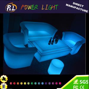 Wholesale Modern LED Glow Leisure Patio Home Villa Furniture LED Bar Armchair from china suppliers