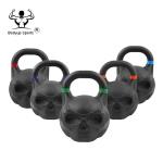 Competition Powder Painting Iron Skull Kettlebell / Power Training Skull