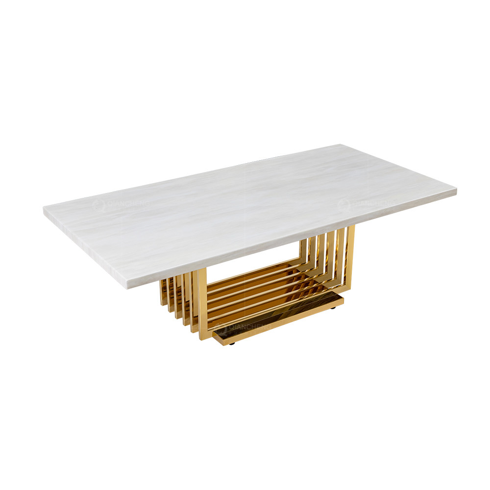 ODM 0.26CBM Stainless Steel Coffee Table Living Room Furniture