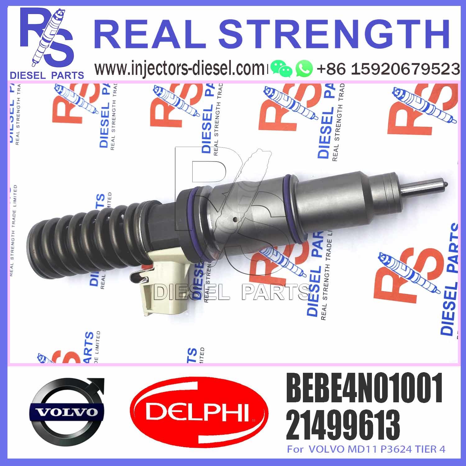 New Diesel Fuel Injector 21569191 for V-O-L-V injector Del-phi 20972225 BEBE4D16001 BEBE4N01001 for D11 21506699 21569191