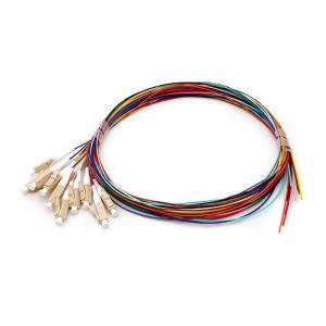 Wholesale 12 Color Fiber Optic Pigtails Single Mode LC ST FC SC UPC With PVC/LSZH Jacket from china suppliers