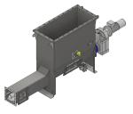 Stainless Steel 2750mm Length 7.5kw Feed Screw Conveyor