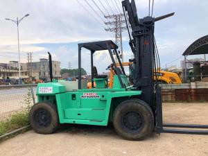 Wholesale Mitsubishi 12 Ton Used Industrial Forklift Green Color With Japanese Engine from china suppliers