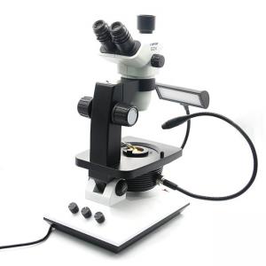China 6000-7000K Jewelry Gemological Microscope 10X-67.5X For Gemstones Inspection on sale
