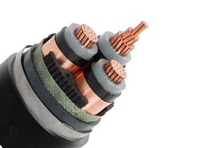 Wholesale 3.6/6 kV XLPE Insulated screened Armored Cable , Copper Conductor MV Power Cable from china suppliers