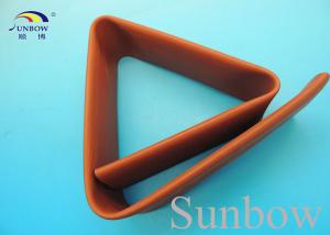 Wholesale 2/1 1KV Polyolefin Heat Shrink Tubing Bus Bar Protecting Sleeve , Brown Yellow from china suppliers