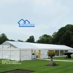 OEM Luxury Event Marquee Tent Windproof With PVC Fabric Roof Cover Vip Tents