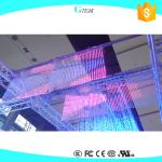 transparent led mesh flexible curtain display led curtain lights outdoor