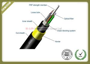Wholesale 12 Core Outdoor Fiber Optic Cable All - Dielectric Self - Supporting With Non - Metallic FPR from china suppliers