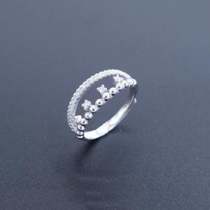 Wholesale Personalized Silver Cubic Zirconia Rings Pure Silver Jewelers For Girls from china suppliers