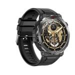 MK68 Men Smart Watch BT Call AMOLED Heart Rate Monitoring Healthy Sports