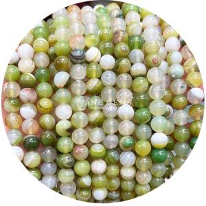 Wholesale Colorful Loose Round Crystal Healing Gemstone Beads For Gift And Party Decoration from china suppliers