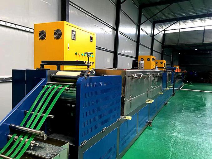 Plastic PET / PP Straps Packing Band Making Machine High Output Strong Tension 3