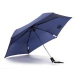6 Ribs Picnic Equipment Mini Three Folding Umbrella 44 Inch Arc