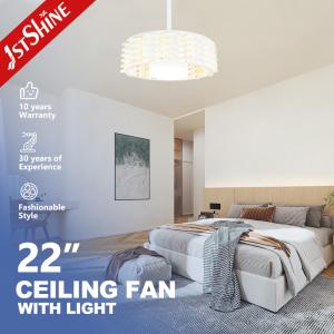 Wholesale Living Room 22 Inch Bladeless LED Ceiling Fan Remote Control 18W from china suppliers