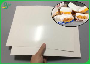 Wholesale 300gsm White FBB Board Coated PE Material For Greaseproof Lunch Box Making from china suppliers