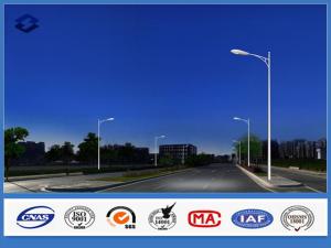 Wholesale One Arm Conical Hot Dip Galvanized Street LED Light Steel Pole from china suppliers