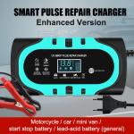 Compact Design 12V 10A 20A 15A 30A Smart Nine-Stage Lead-Acid Battery Charger