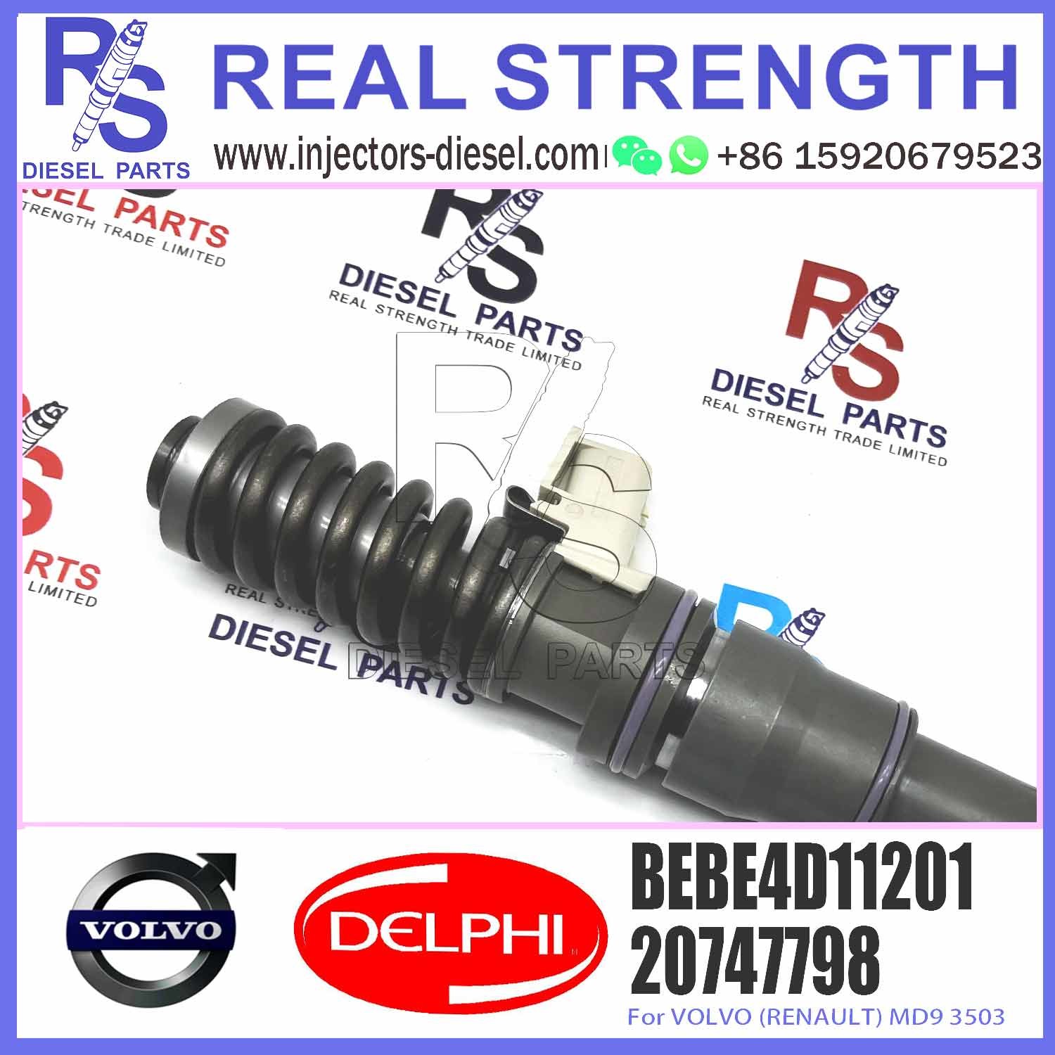 High Performance Diesel Fuel Injector 85000496 BEBE4D06001 BEBE4D11201