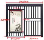 Advertising Pedestrian Entrance Gate Automatic Outdoor For Community