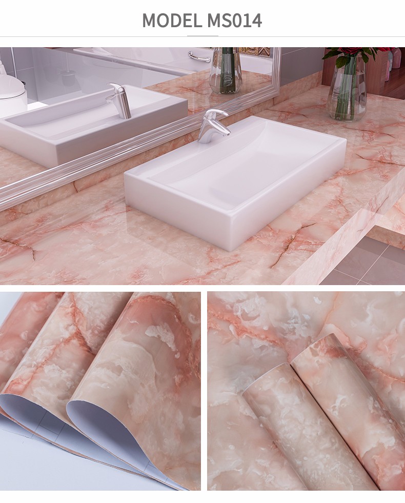 Papel De Parede Marble Mural for Living Room 61cm Width PVC Vinyl Contact Paper Printed Wall Paper