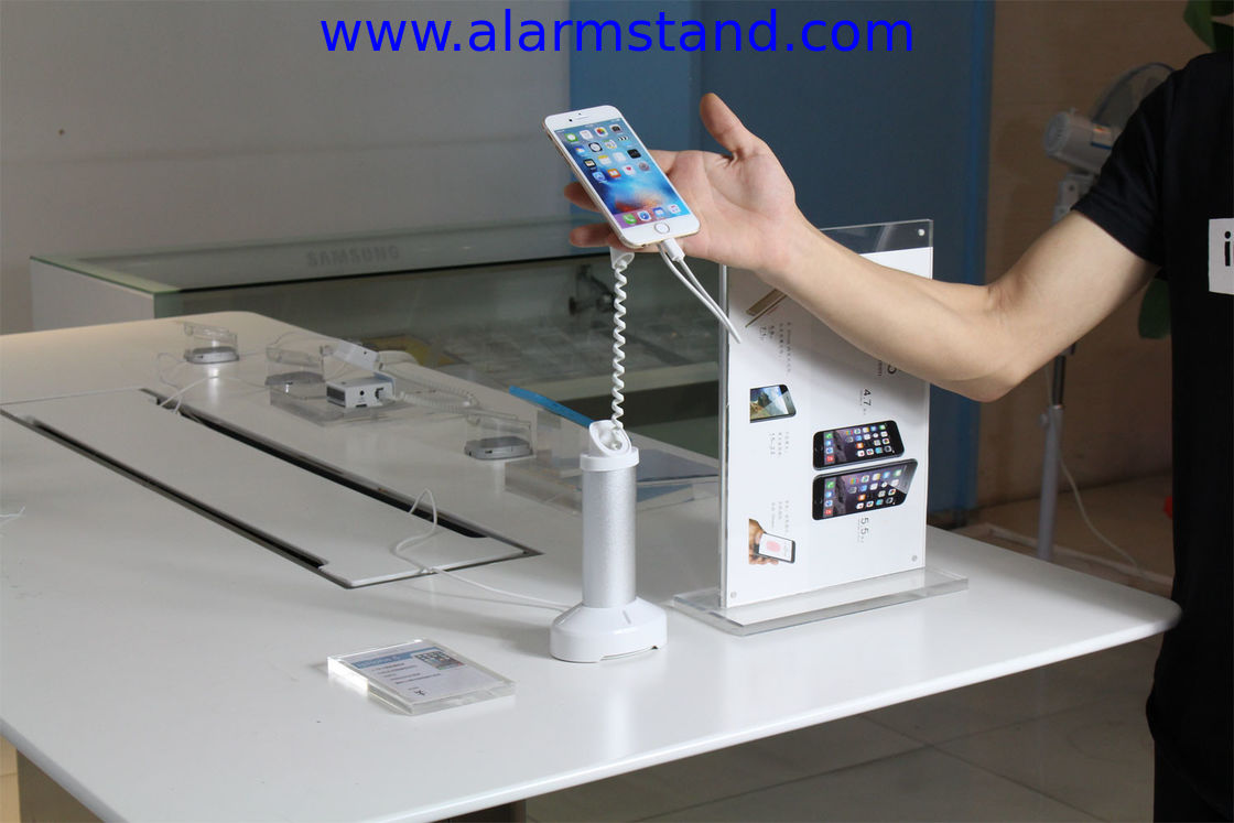 COMER independent anti-theft alarm system for cellphone charging bracket with stickers